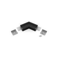 LED profil LINEA-IN20 fekete eloxált sarokidom 120°