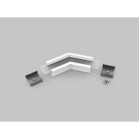 LED profil LINEA-IN20 fehér sarokidom 135°