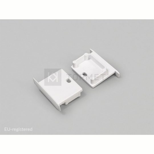 LED profil LINEA-IN20 süllyesztett fúrt végzáró fehér