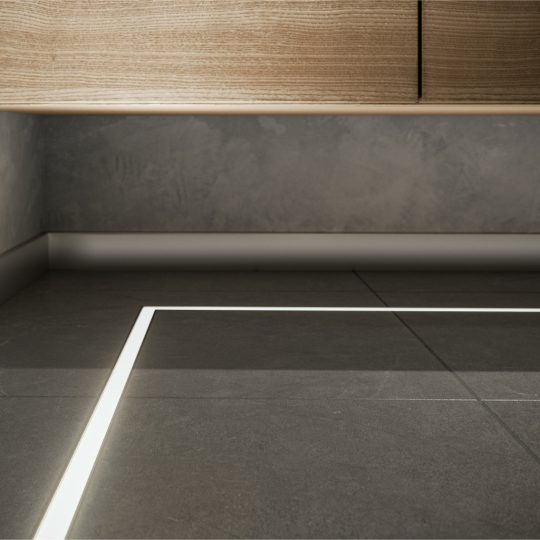 LED profil Epoxi Prémium IP68 járófelületbe süllyeszthető + LED szalag 4000k 24V