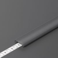 LED profil fedél  "C3" klikk opál