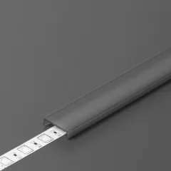 LED profil fedél  "C3" klikk opál