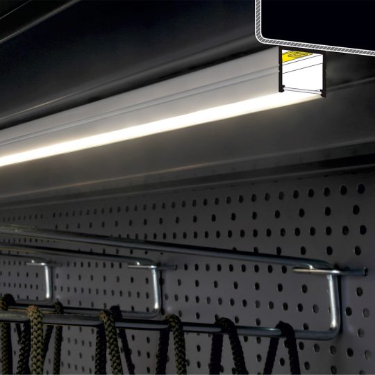 Topmet SMART16 LED profil eloxált aluminium változatban