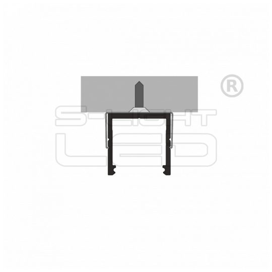 LED PROFIL "U" SMART16 RÖGZÍTŐ KÚPOS