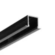 Topmet SMART-IN14 süllyeszthető LED profil fekete színben