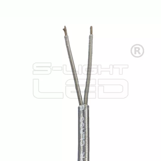 Vezeték 2-eres átlátszó vezeték 2*0,75mm2 - 230V