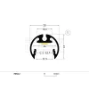 LED profil PEN12 CJ eloxált