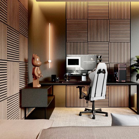 Akusztikus falpanel BÜKK 30x60 cm