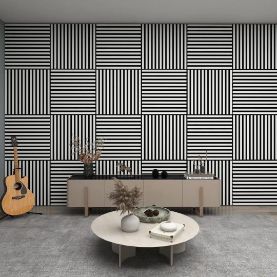 Akusztikus falpanel VILÁGOS SZÜRKE 60x280 cm