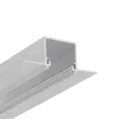 Topmet süllyesztett LED profil LINEA-IN20 Trimless natur aluminium felülettel