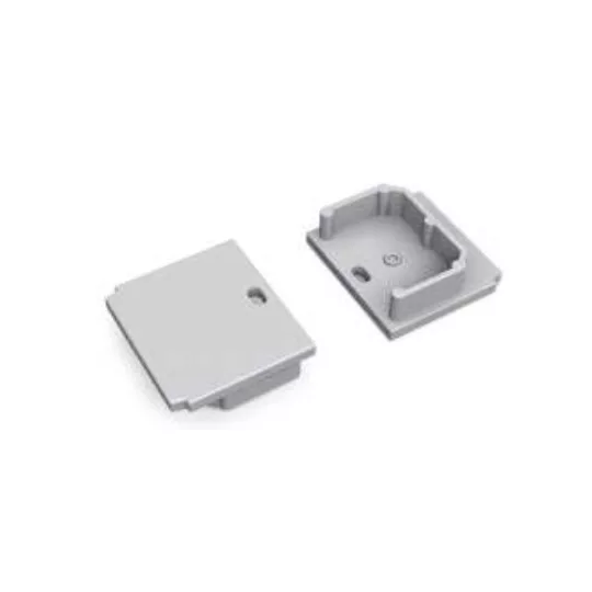 LED profil LINEA-IN20 TRIMLESS süllyesztett fúrt végzáró ezüst