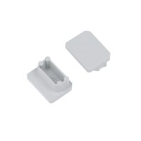 LED profil UNI-TILE12 végzáró szürke