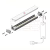 LED PROFIL FLOOR12 VÉGZÁRO GUMI TÖMÍTÉS 2DB