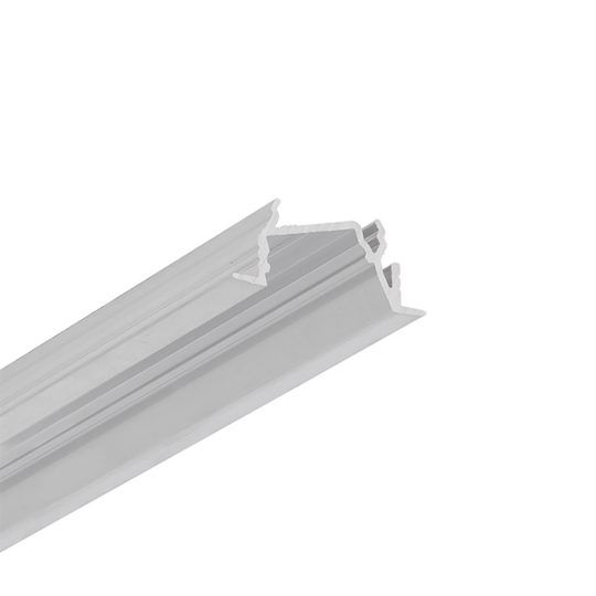 Topmet LED profil DIAGONAL14 F/TY natur alu változatban bútorba süllyesztett LED szalag világításhoz