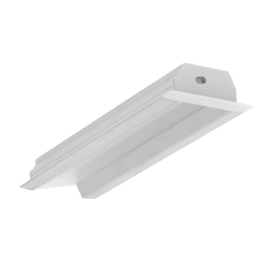 Topmet LED profil DIAGONAL14 F/TY natur alu változatban bútorba süllyesztett LED szalag világításhoz