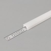 LED profil fedél C4 klikk opál