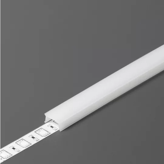 LED profil fedél C4 klikk opál