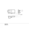 LED profil HI8 "C1" végzáró opál