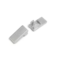 LED profil HI8 "C1" végzáró ezüst