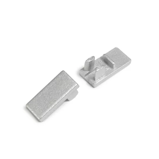 LED profil HI8 "C1" végzáró ezüst