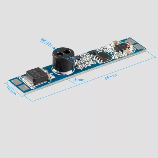 LED profil kapcsoló SL-IR012D 12/24V 8A közelítés kapcsoló dimmer 