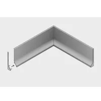 LED profil Base padlószegély eloxált