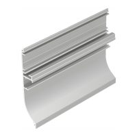 LED profil SKIRT10 AC2/Q9 2000mm eloxált