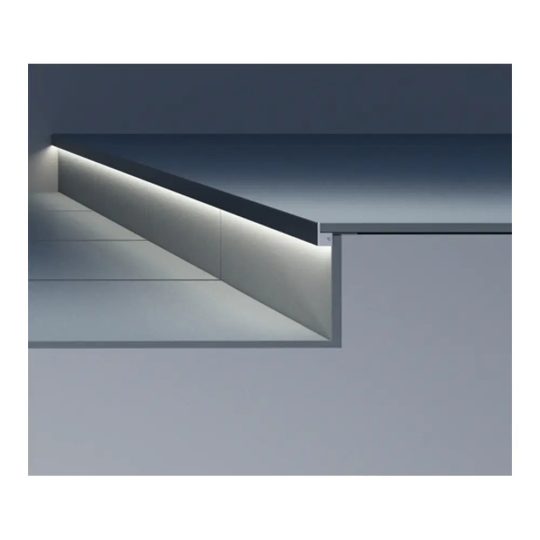 LED profil UP-TILE10 A eloxált