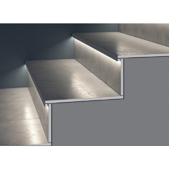 LED profil UP-TILE10 A eloxált