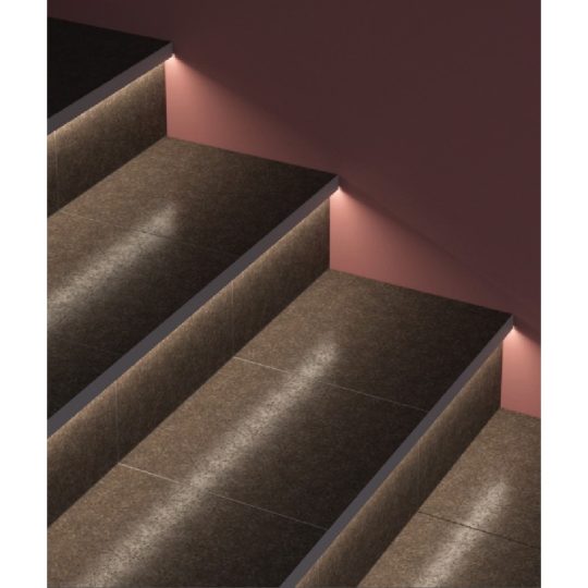 LED profil UP-TILE10 A eloxált