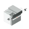 LED profil UP-TILE10 A 3000mm eloxált