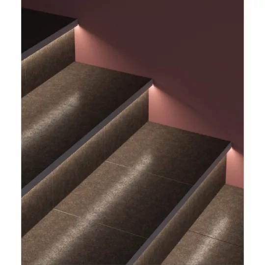 LED profil UP-TILE10 A 3000mm eloxált