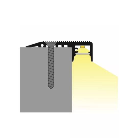 LED profil UP-MINI10 A eloxált