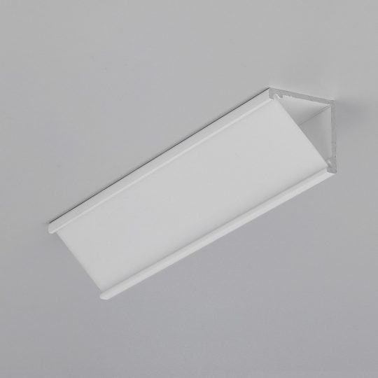 Topmet CABI12 DUO sarokba illeszthető LED profil fehér színben