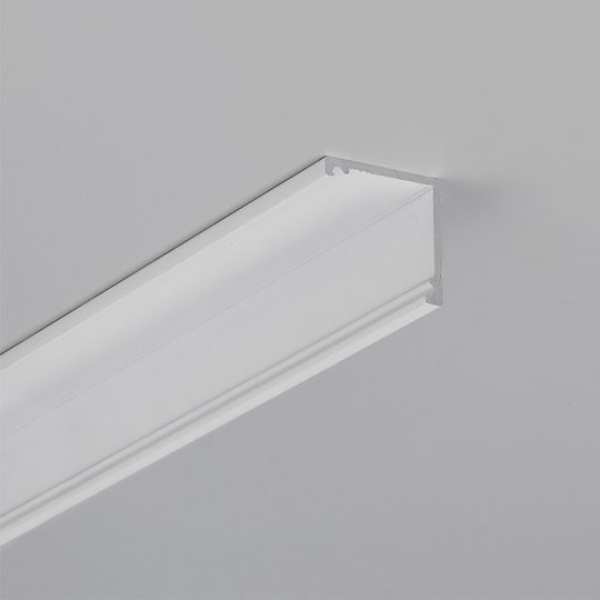 Topmet CABI12 DUO sarokba illeszthető LED profil fehér színben