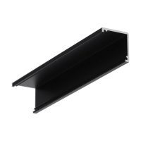 Topmet CABI12 DUO sarokba illeszthető LED profil fekete színben