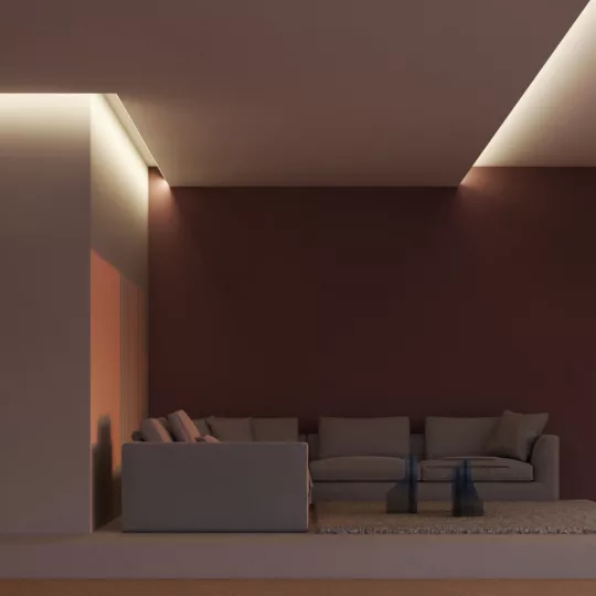 Topmet LED Profil GLOW12 UP A1C fehér