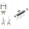 Topmet LEVEL12 LED profil natur aluminium