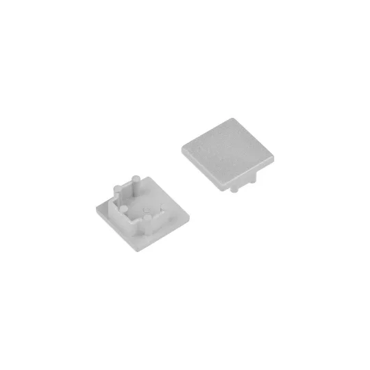 LED profil BEGTON12 végzáró ezüst/pár