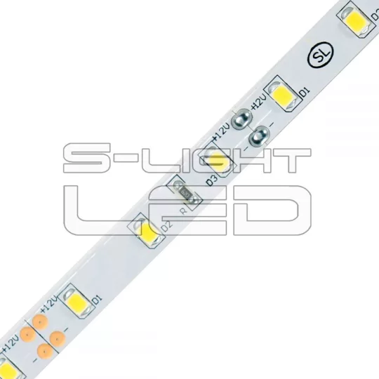 SL-3528WU60 S-LIGHTLED szalag 60LED/m 300lm/m IP54 kültéri 12V 6000K