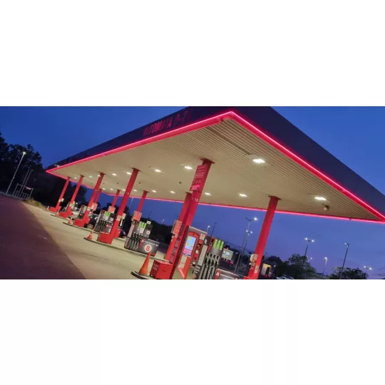 SL-2835WS120 S-LIGHTLED Neonflex 120LED/m IP68 vízálló 12V piros 20W