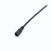 12V DC 5,5/2,1 csatlakozó ANYA 15 cm vezetékkel
