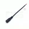12V DC 5,5/2,1 csatlakozó ANYA 15 cm vezetékkel