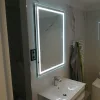 LED tükör négyzet 50x70 cm körben világító
