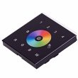 LED SL-2820B/DC érintőpaneles fali RGBW RF LED vezérlő fekete