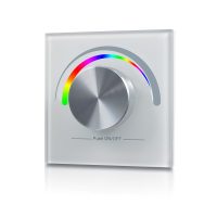 LED SL-2836E-W  forgógombos fehér fali RGB LED vezérlő vezeték nélküli