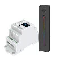   SL-SK V4-D 4 csatornás RF vevő + SL-SK R13 RGB LED érintős távirányító csomag