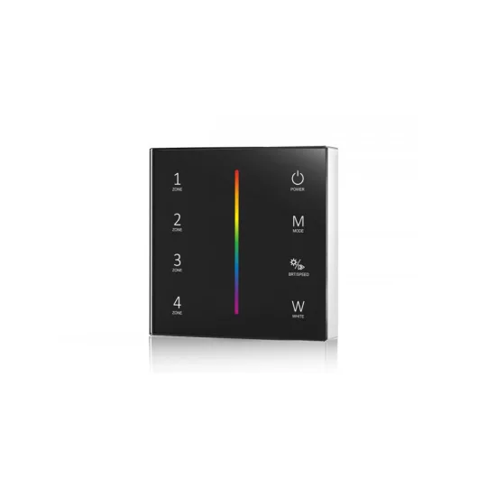 SL-SK T24 RGB/RGBW LED távszabályzó fali  RF fekete