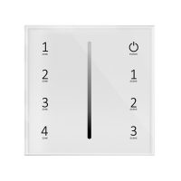   SL-SK T11-1 LED dimmer 4 zóna távszabályzó DMX+ RF fali fehér