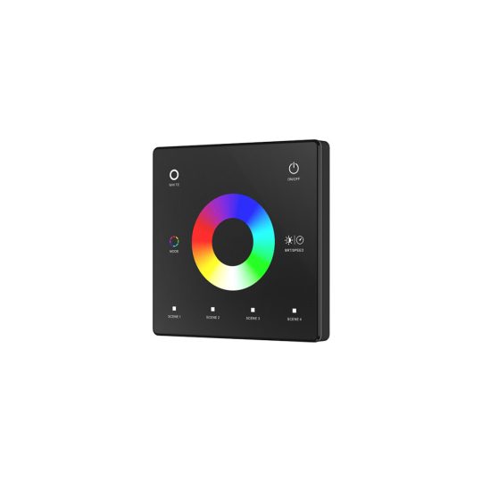 SL-SK TW4 RGB/RGBW LED távszabályzó fali RF fekete